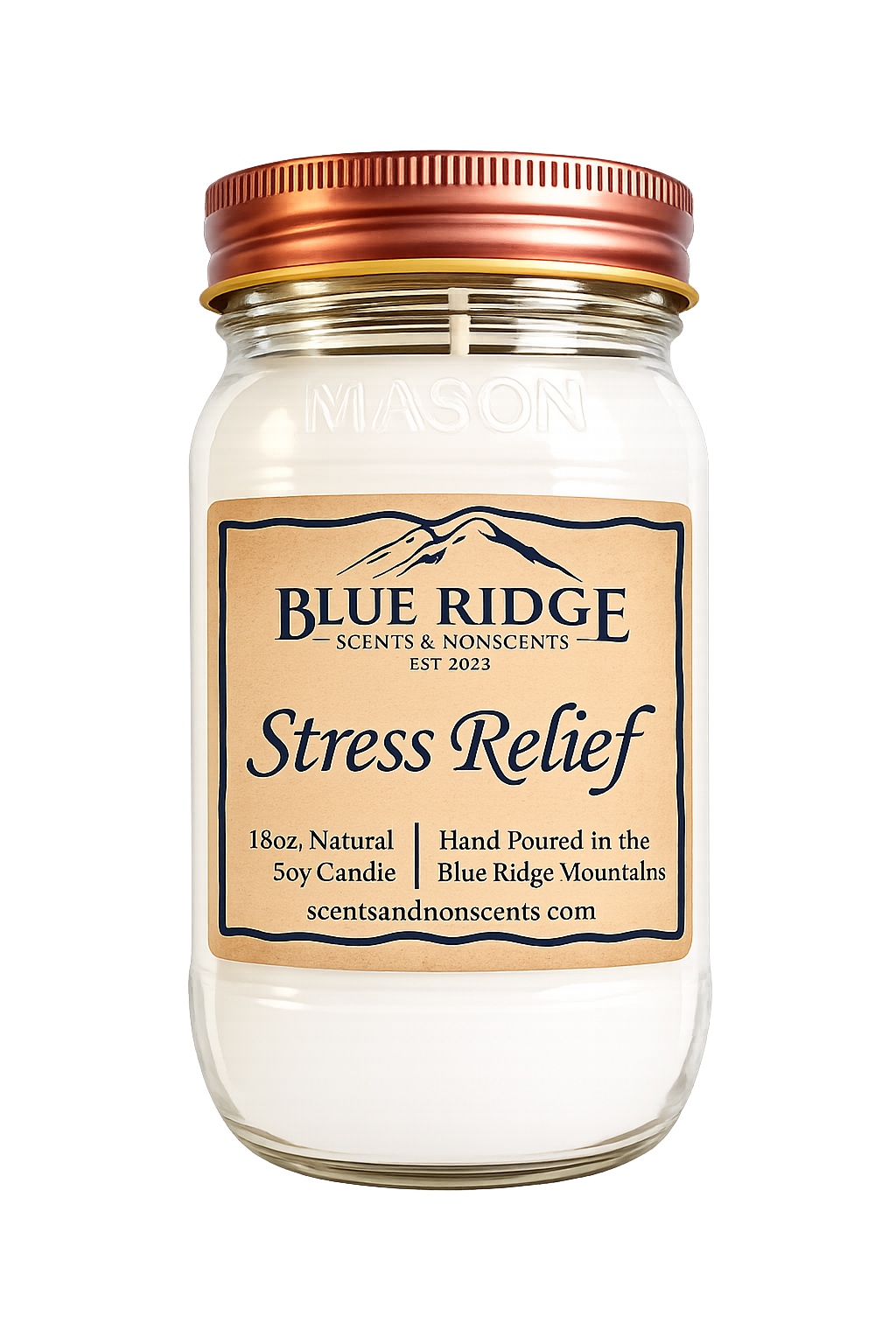 Stress Relief (Calm the F Down) 16oz Mason Jar