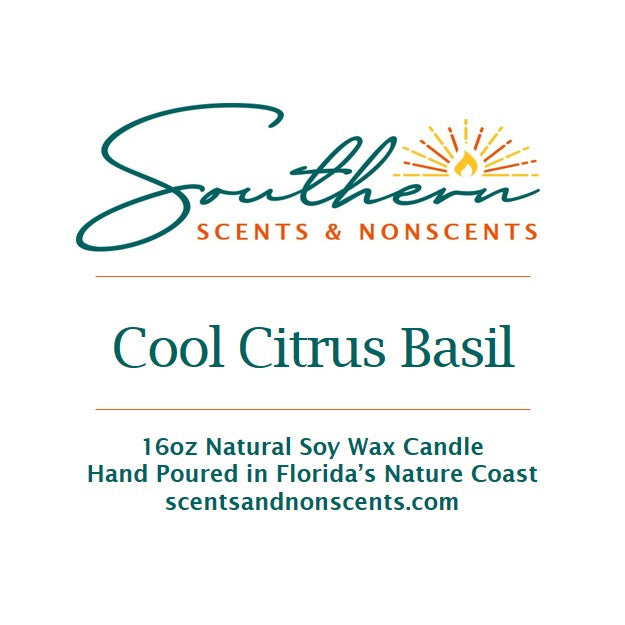 Cool Citrus Basil Candle