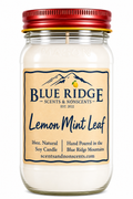 Lemon Mint Leaf 16oz Mason Jar