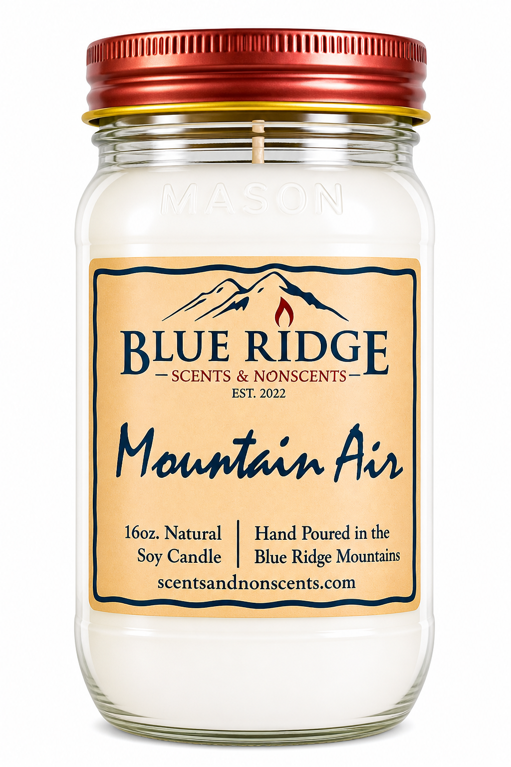 Mountain Air 16oz Mason Jar