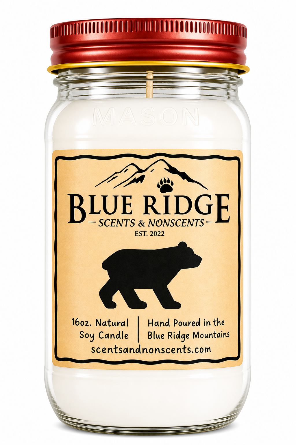 Mountain Air 16oz Mason Jar