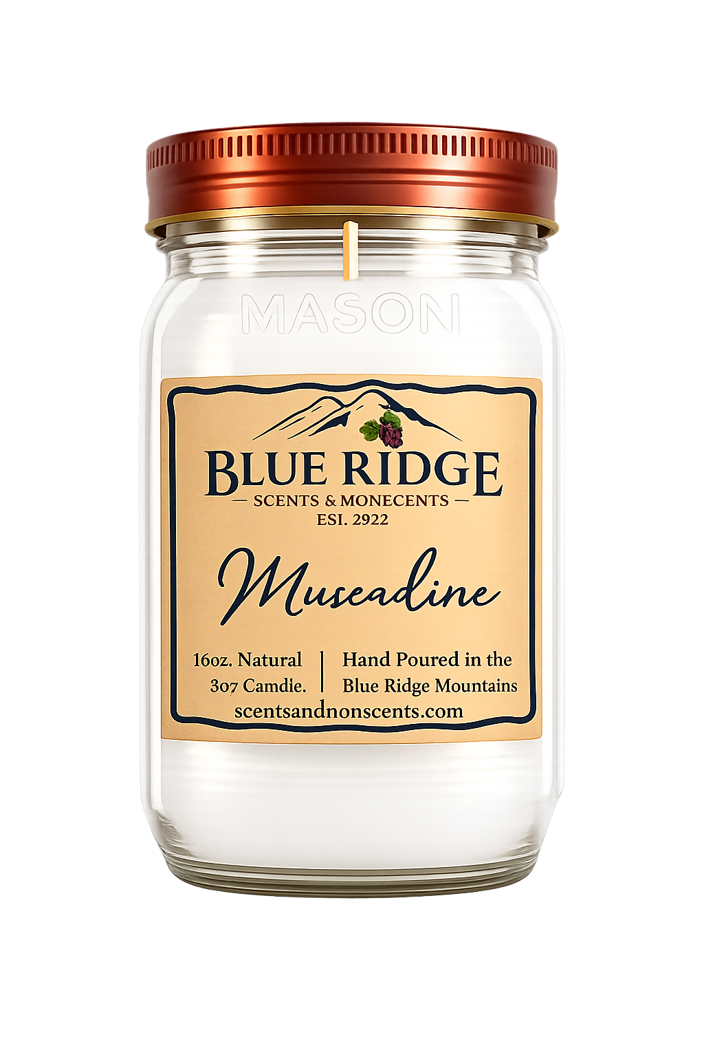 Muscadine 16oz Mason Jar