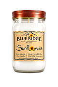 Sunflowers 16oz Mason Jar